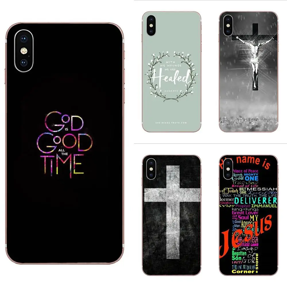 

Bible Jesus Christ Christian Cross Ultra Thin Pattern For Samsung Galaxy Note 5 8 9 S3 S4 S5 S6 S7 S8 S9 S10 mini Edge Plus Lite