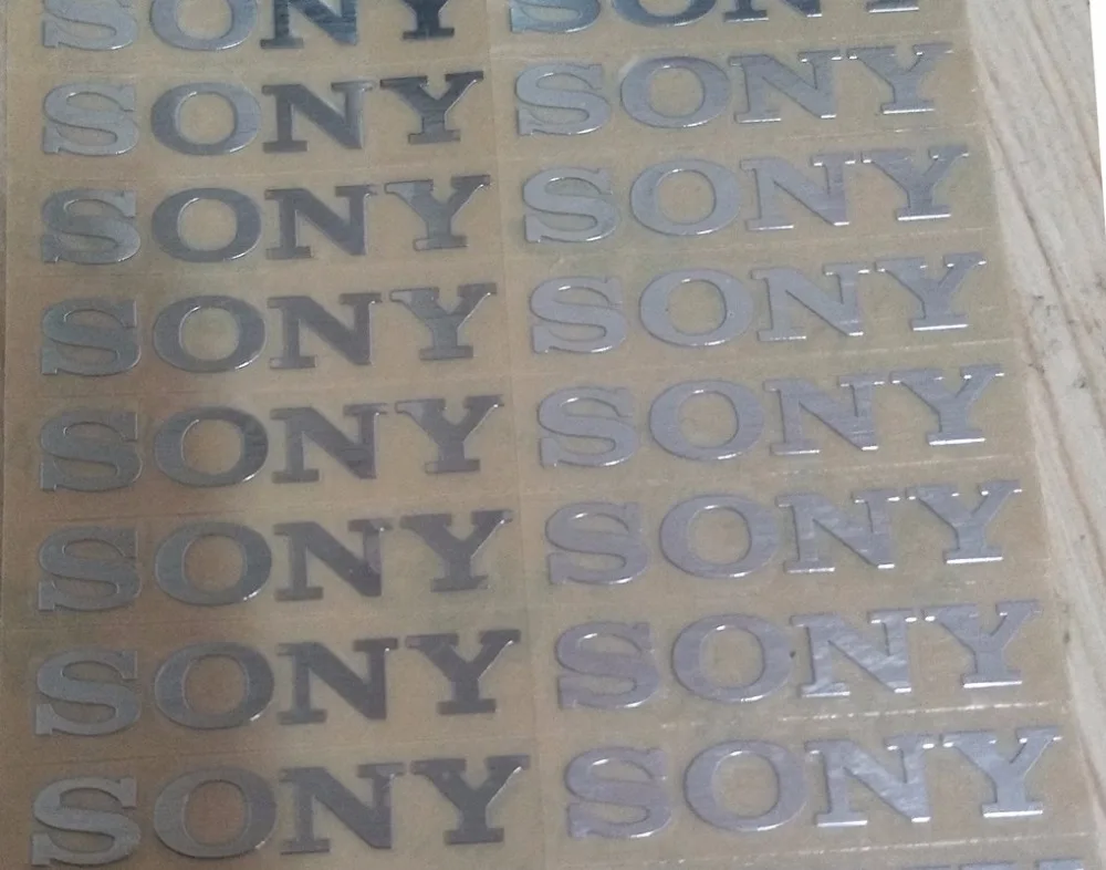 Новое поступление модные DIY украшения синий и зеленый светящийся Логотип наклейки для SONY iphone логотип наклейка