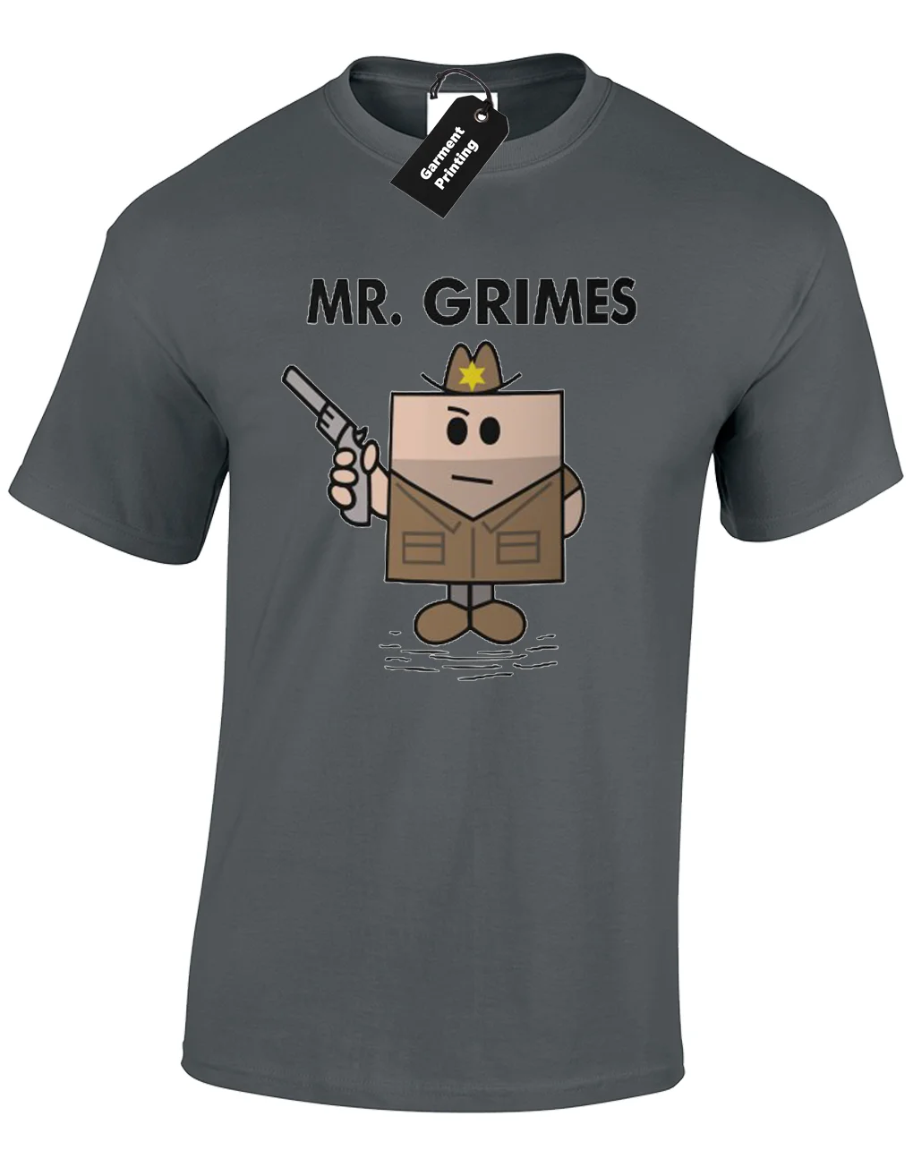 MR GRIMES MENS T SHIRT FUNNY MEN WALKING DIXON DARYL RICK DEAD S - 5XL | Мужская одежда