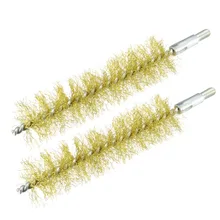 UXCELL Новое поступление 2 шт. M6 медная проволочная трубка 30 мм Диаметр. Чистящая Щетка Очиститель трубка в виде бутылки очистки, удаления ржавчины