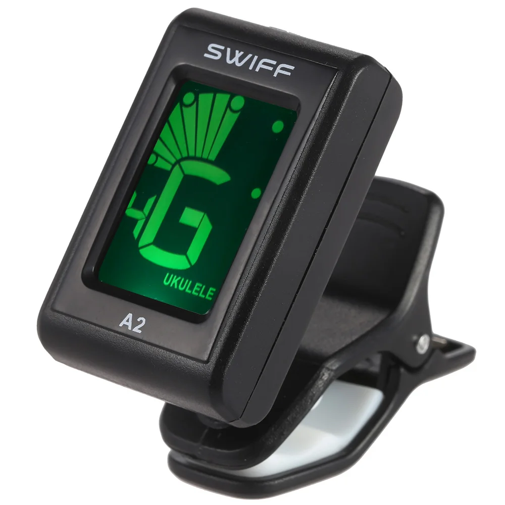 

Mini Clip-On Guitar Tuner Automatic Digital Tone Tuner for Acoustic Electric Guitar Bass Chromatic Violin Ukulele