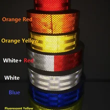 ПЭТ Светоотражающая самоклеящаяся лента грузовик, автомобиль, мотоцикл Предупреждение ющий стикер безопасности мебель район Предупреждение ющий знак