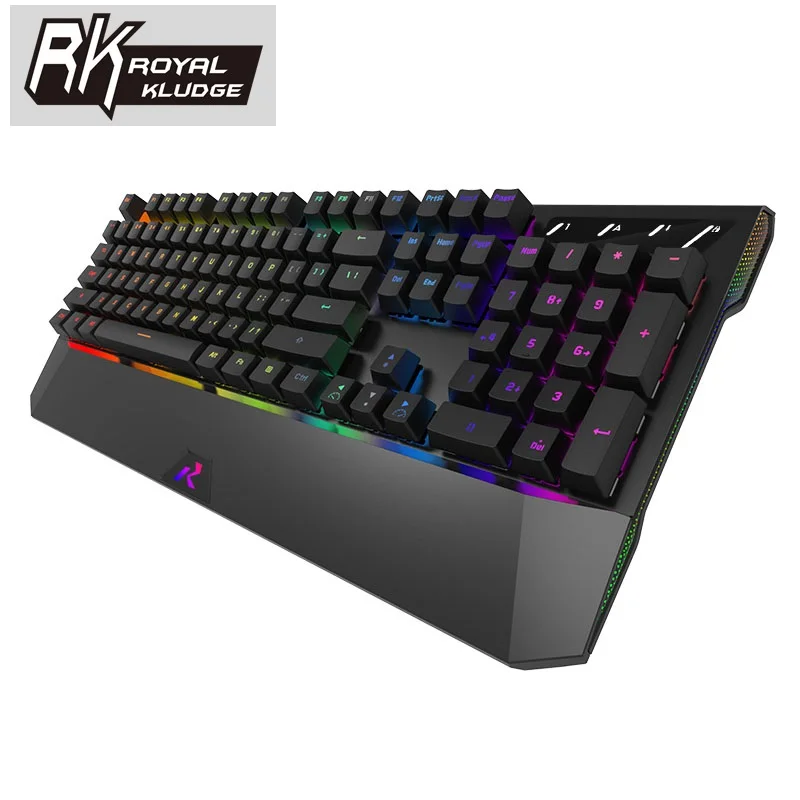 RGB/комбинированный светильник RK956 с подсветкой эргономичная USB Проводная игровая