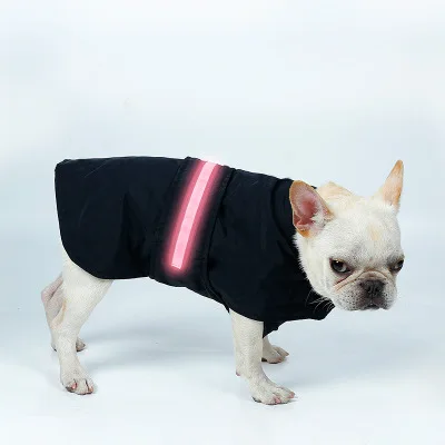 DogLime товары для собак пальто для собак Водонепроницаемая нейлоновая ткань Одежда для питомцев, собачий одежда светодиодный свет бар одежда для домашних животных JUN8