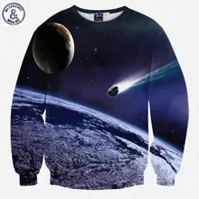 2017 Mr.1991INC Men/Women Brand Hoodies Fashion Space/Galaxy Sweatshirt Male Print Comet Casual Hoodies Tracksuits Tops Clothes
