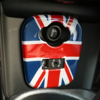 

For BMW MINI F55 F56 Car styling stickers Accessories Decoration USB Panel Decoration Panel Cigarette Lighter Decoration Frame