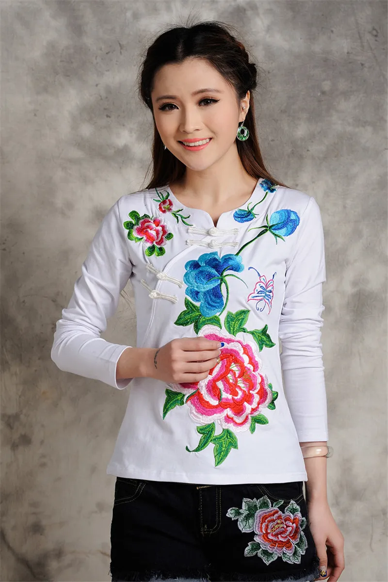 Модная весенне-летняя женская футболка 5XL с вышивкой, брендовые блузы, женские хлопковые топы, футболки, одежда, качественные винтажные футболки