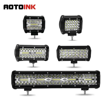 

AOTOINK LED Light Bar 3-15 Inch Bar Work Light for Driving Offroad Boat Car Tractor Truck 4x4 SUV ATV 12V 24V Off Road