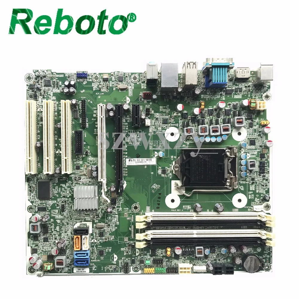 Материнская плата 531990 001 505799 для настольных ПК системная HP 8100 8180 LGA1156 Q57 100%