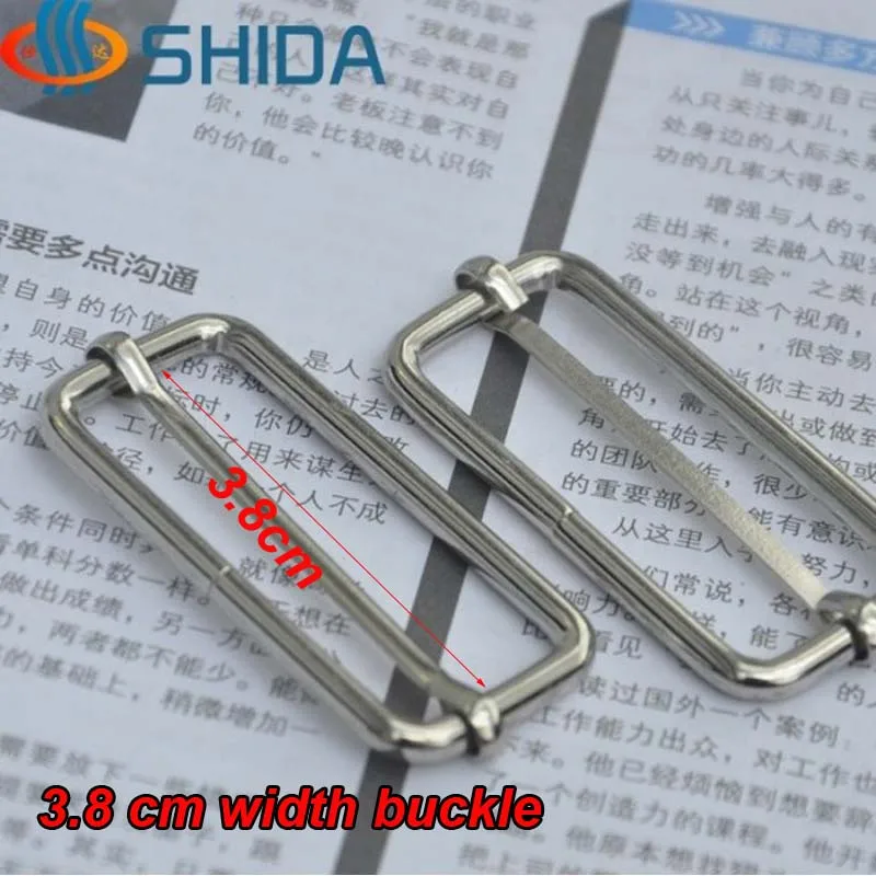 

20pcs/lot 38mm 1-1/2" Metal Adjuster Slide Buckle for Handmade Bags, Backpack and Handbag Hardwares Accessories