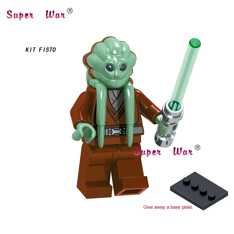 Одиночный солдат Maz Kannata Snoke Pong Krell Jedi Master building block Игрушка для детей - Цвет: JC028