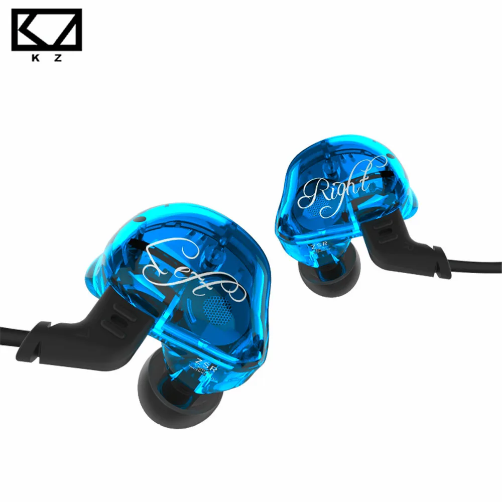 New KZ ZSR Dynamic + 2BA Hybrid Drive In Ear Earphone HIFI Headset With 2PIN Replacement Cable Noise Cancelling Sport Earphone New KZ ZSR Dynamic + 2BA Hybrid Drive In Ear Earphone HIFI Headset With 2PIN Replacement Cable Noise Cancelling Sport Earphone