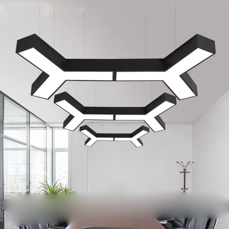 

Aluminum Modern led Pendant lights Y LED Suspension Light Hanging Lighting Fixture Living Room dining office Light