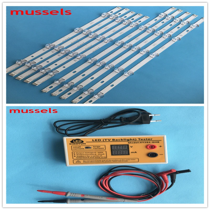 

LED Backlight strip For 50" LG TV 50LB5800 50LB580N 6916L 1730A 50LB570U 50LB561V 50LB582B 50LB551V 10pcs and LED test tool 1pcs