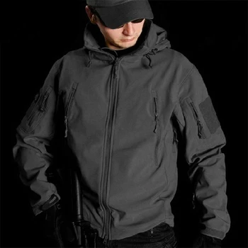 

2019 Military Soft Shell Tactical Jacket Outdoor Hiking Hunting Swat Training Waterproof Outerwear Coats All Categories XS-5XL