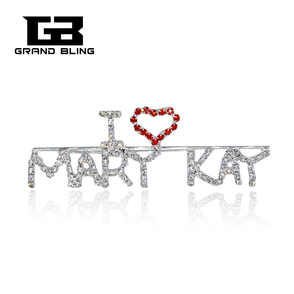 Blingblingメアリーケイテーマブローチジュエリー ギフト 私は愛メアリーケイ 単語ピン Brooch Jewelry Mary Kaypin Pin Aliexpress