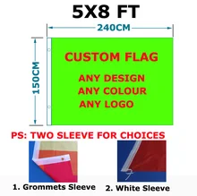 aerlxemrbrae Custom flag 150X240cm (5x8FT) Polyester cheap price and high quality all size all logo history flag Custom flag