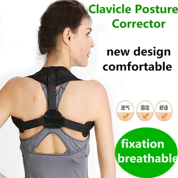 

Upper Back Posture Corrector Clavicle Support Elastic Belt Back Slouching Corrective Posture Correction Spine Braces Supports