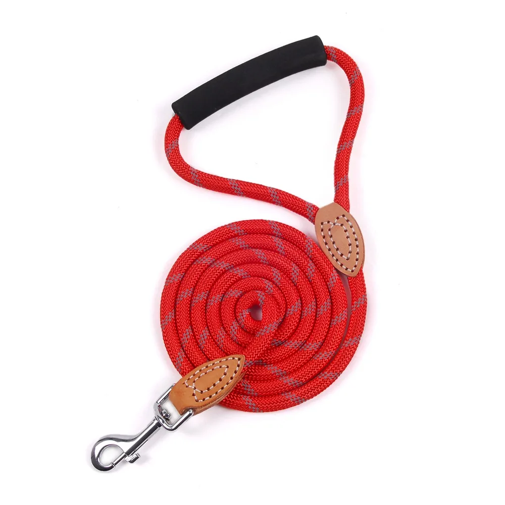 Dog Leash Rope For Medium Large Dogs Reflective Pet Lead Leash Dog-Collar Durable Dog Ropes Leashes Pet Training Walking YS0072 (13)