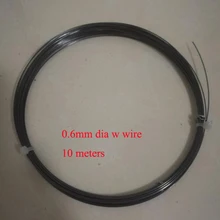 0,6 мм Диаметр высокой чистоты промышленный эксперимент черный вольфрамовый провод вакуумный нагрев W Материал около 10 метров