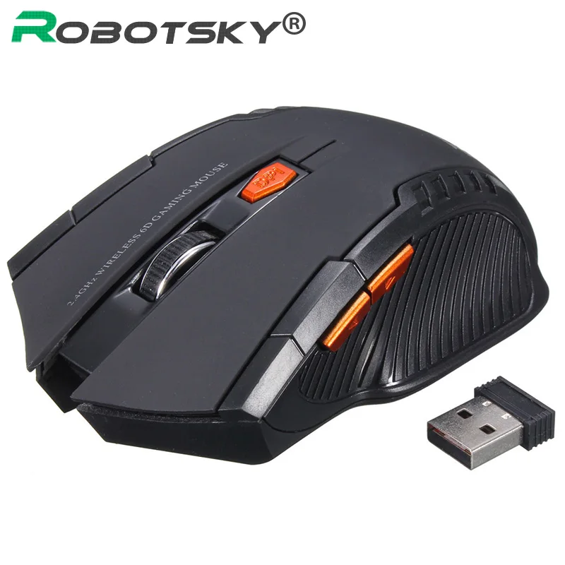2.4GHz Gaming Wireless Mouse Optical Sensor Game Mice For Laptop/Desktop/Tablet 