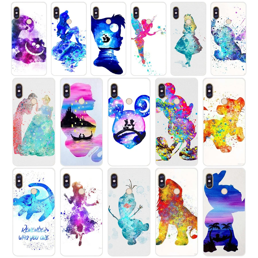 

177 ZX Watercolor lion king TPU Soft Silicone Phone Case for Xiaomi Redmi Note 4 4X 5 7 6 pro plus a2 lite Cover