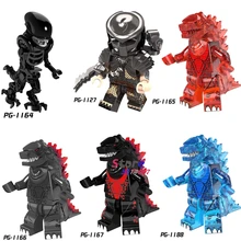 1PCS action Movie Series Alien vs. Predator building blocks model bricks toys for children