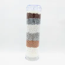 6 IN 1 Refillable Mineral ORP Filter Cartridge Alkaline water Inserts 10″ Water Filter Housing For RO system & Household