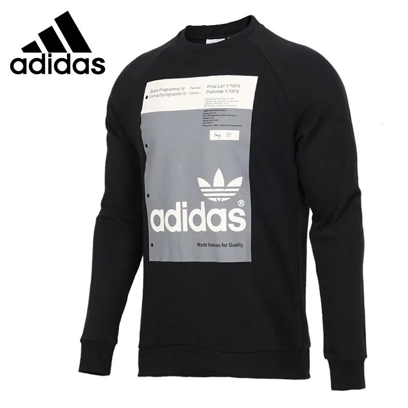 Оригинальный Новое поступление 2018 Adidas Originals PANTONE экипажа Для мужчин пуловер Майки