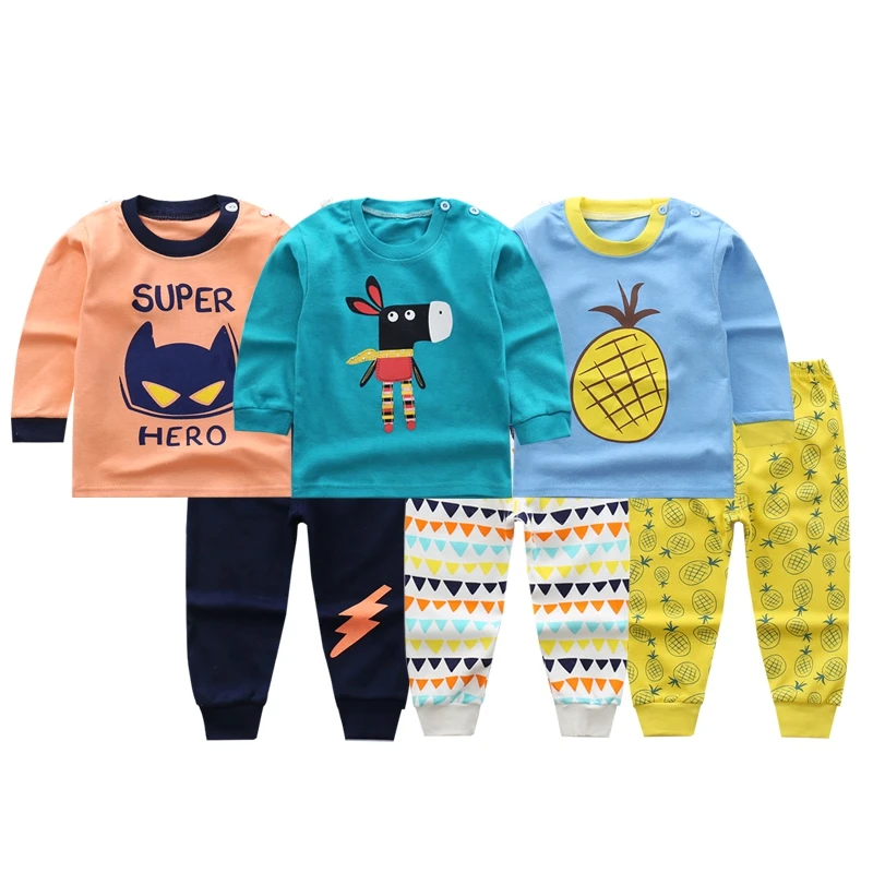 BBYIFU Autumn Winter Baby Clothes Set Cotton Infant Toddler Girl Boy Clothing Cute Suits Long
