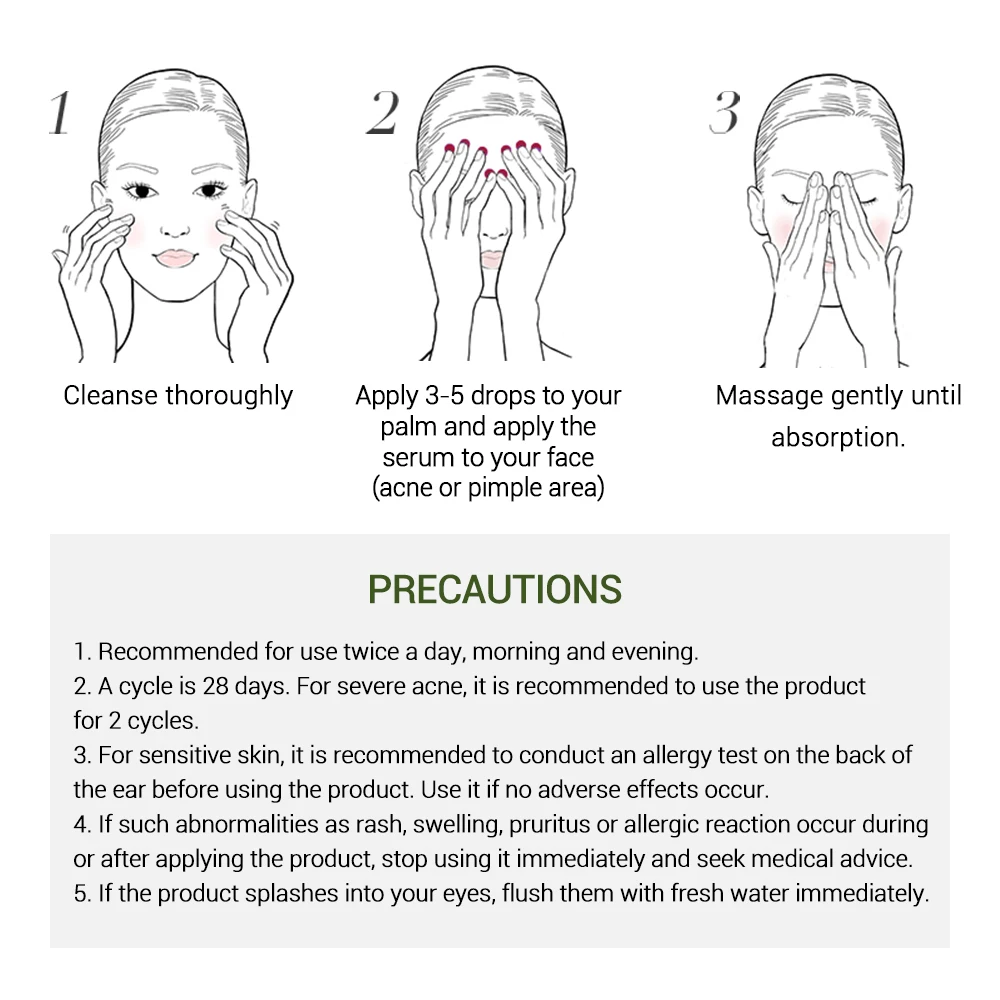 Лечение акне Сыворотки уход за кожей лица для лица против рубцов от акне точек крем для удаления уход за кожей Отбеливающий ремонт инструмент для удаления прыщей против акне