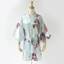 Светильник размера плюс XXXL, Синий Китайский Свадебный халат для невесты, пижама из вискозы, кимоно, платье, женское сексуальное мини-ночная рубашка с цветочным рисунком, NR182