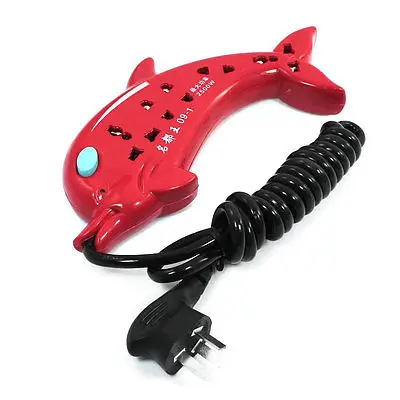 

AU Plug 10A AC 250V 2500W 5Way EU US Switchable Extension Socket Power Strip