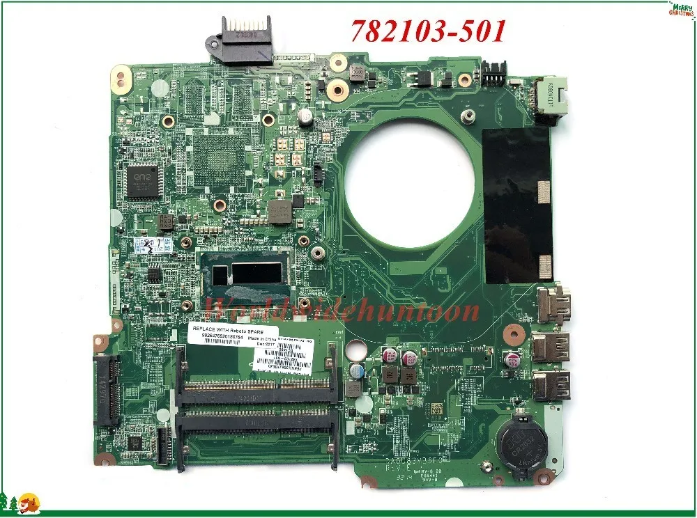 782103-501 782103-001 для ноутбука HP 15-F 15-F010DX Series Материнская плата DA0U83MB6E0 SR16Q I3-4010U