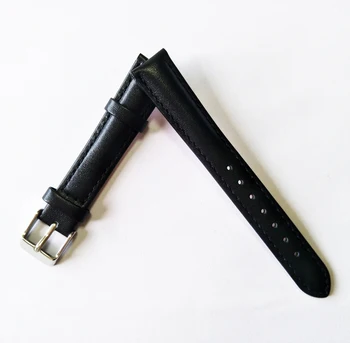 

16mm Soft Smooth Genuine Leather Watchband