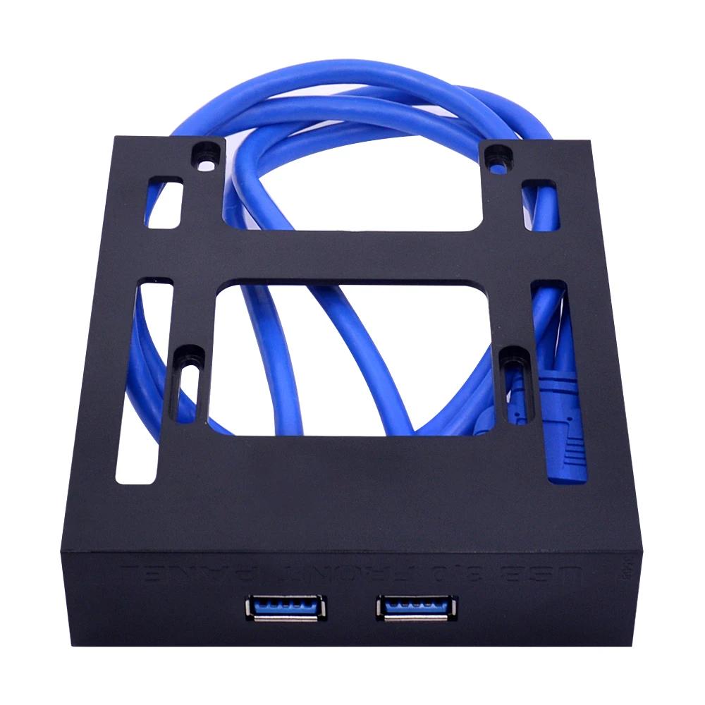 CHIPAL 2 порта USB 3 0 Передняя панель 20 Pin USB3.0 Hub Расширенный отсек адаптер пластиковый