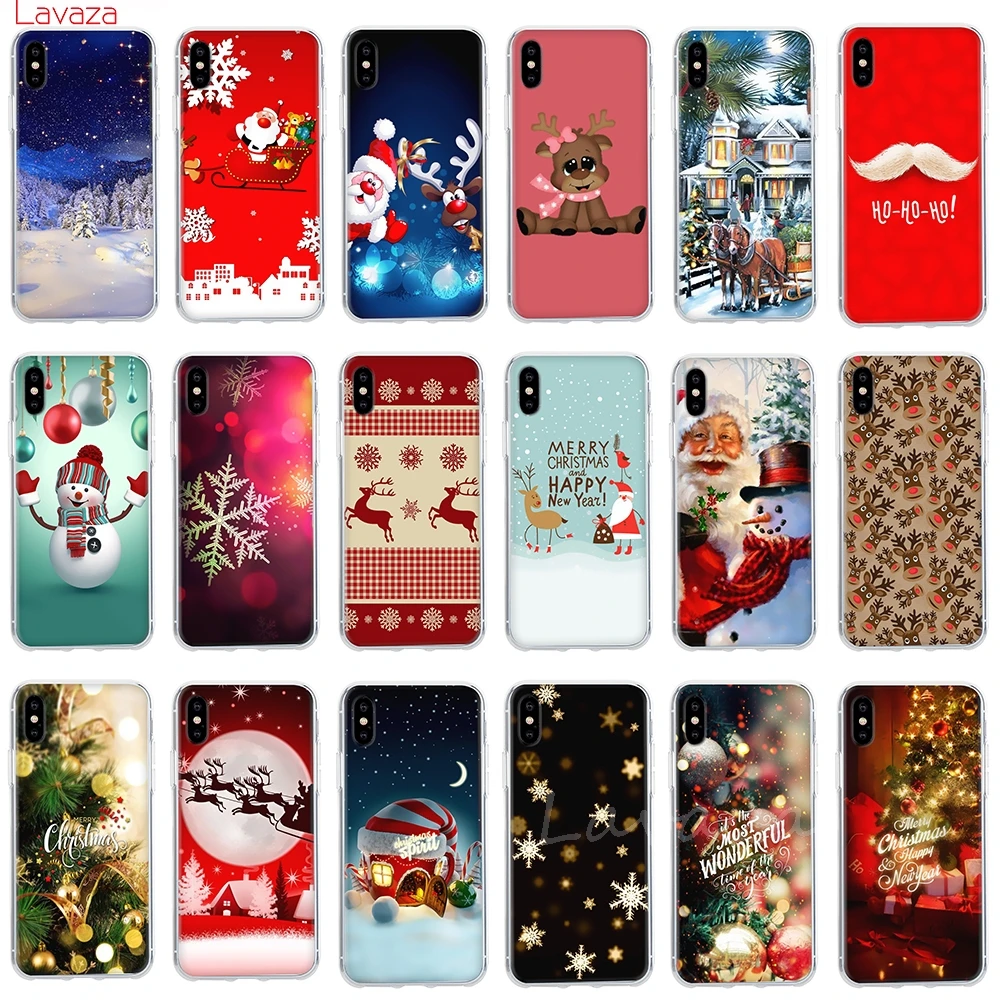 Чехол для телефона Lavaza новый год Рождество Жесткий Apple iPhone 6 6s 7 8 Plus X 5 5S SE чехол XS Max
