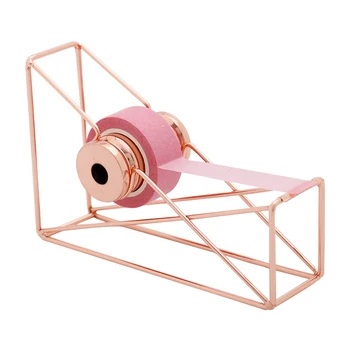 

High quality rose gold Tape Cutter Washi Tape Storage Organizer Cutter Stationery Office Tape Dispenser Office Supplies