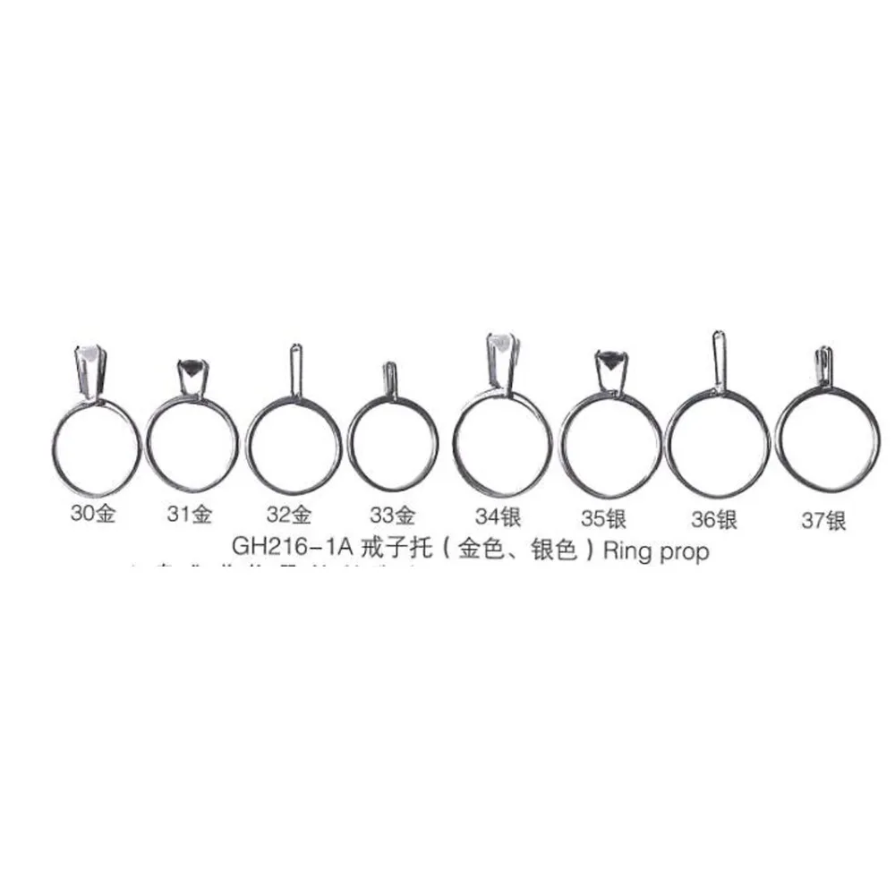 naked gemstone plate ring stone holder diamond ring holder tools for