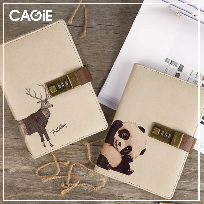 CAGIE дневник с замком путешественников Тетрадь пополнения