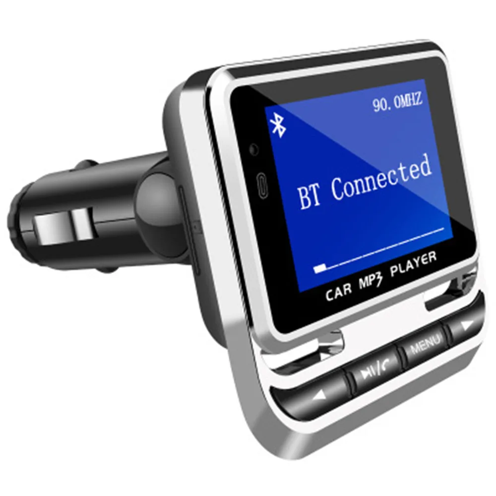 

Big LCD Displayer Wireless Bluetooth FM Transmitter Car USB phone charger MP3 Player Support TF/SD/MMC/MP3/CD/DVD