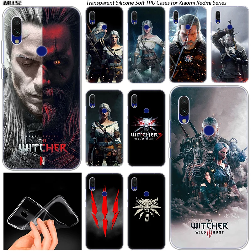 

The Witcher Wild Hunt Soft Silicone Case for Xiaomi Redmi 7 GO S2 4X 4A 5 5A 5Plus 6 6A 6Pro Note 4 4X 5 6 7 Pro Fashion Cover