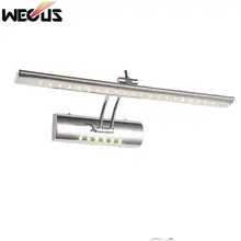(Wecus) Hot 55cm 7w LED mirror lights,bathroom mirror front wall lamps LED bulb wall sconce adjust lighting fixtures with switch