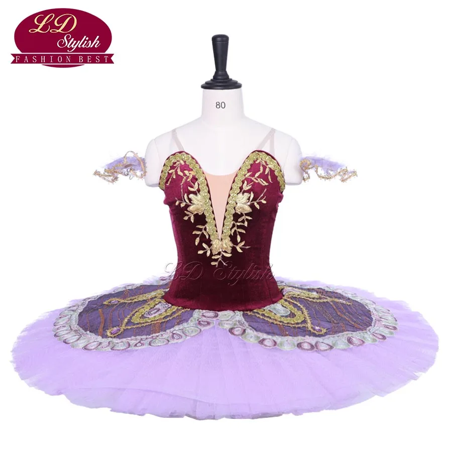 

Adult Blue Ballet Tutu The New Canary Fairy Stage Wear Women Ballet Dance Costumes For Competition Girls Ballet Skirt Apperal