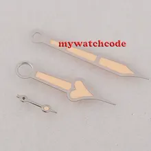 Серебряный обод оранжевый наполнитель руки fit Стиль 6497 6498 движение Мужские часы 08