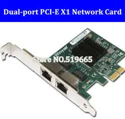 E575T2 адаптер с двумя портами для PCI-E X1 Gigabit Ethernet сетевой карты 10/100/1000 Мбит сетевой контроллер для адаптера проводной intel 82575 E1G42ET