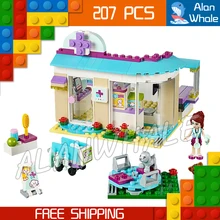 207pcs New 79165 Friends Series Vet Clinic Model Building Brick Blocks Educational Toys girls Birthday Gift