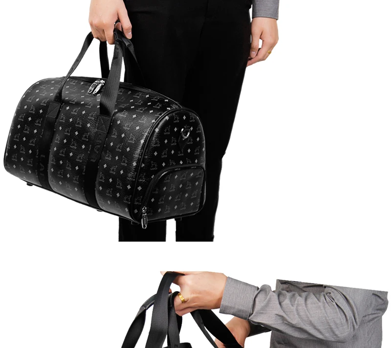 Бренд SETANPOR, Мужская модная очень большая дорожная сумка, посылка, большая вместительность, портативная кожаная сумка через плечо, мужская дорожная сумка