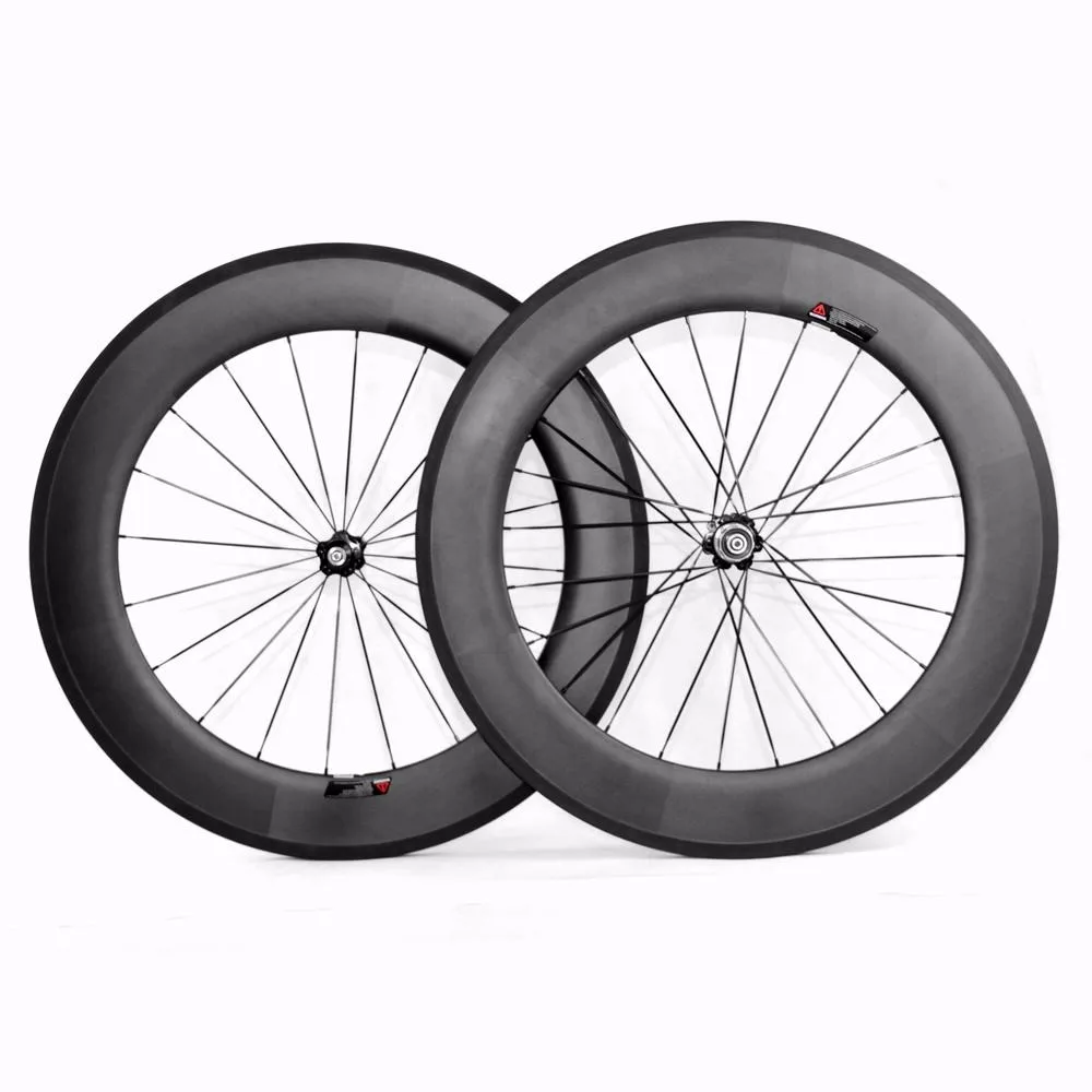 700c 88mm clincher road bike wheelset for Shimano Sram or Campagnolo_2