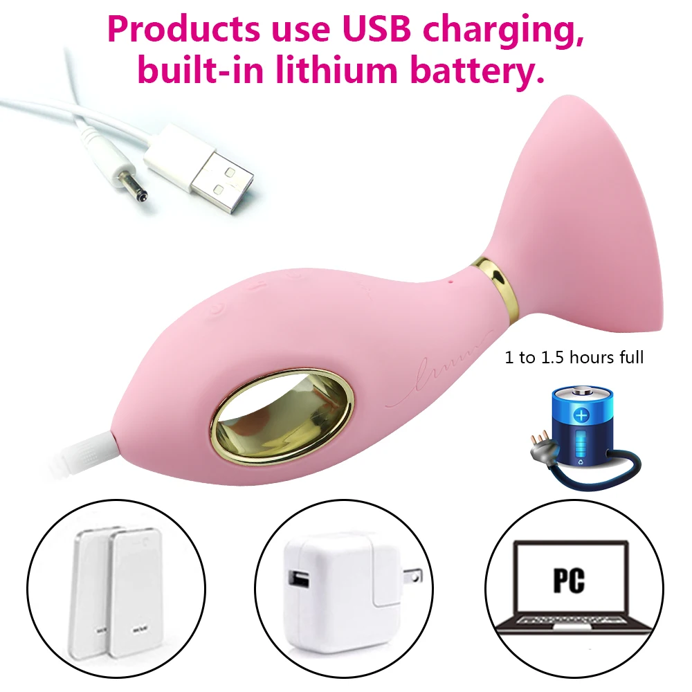 Powerful Rechargeable Clit Sucker Clitoris Stimulation Waterproof Vibrator and Oral Sex Simulator Massager Sex Toys for Couples